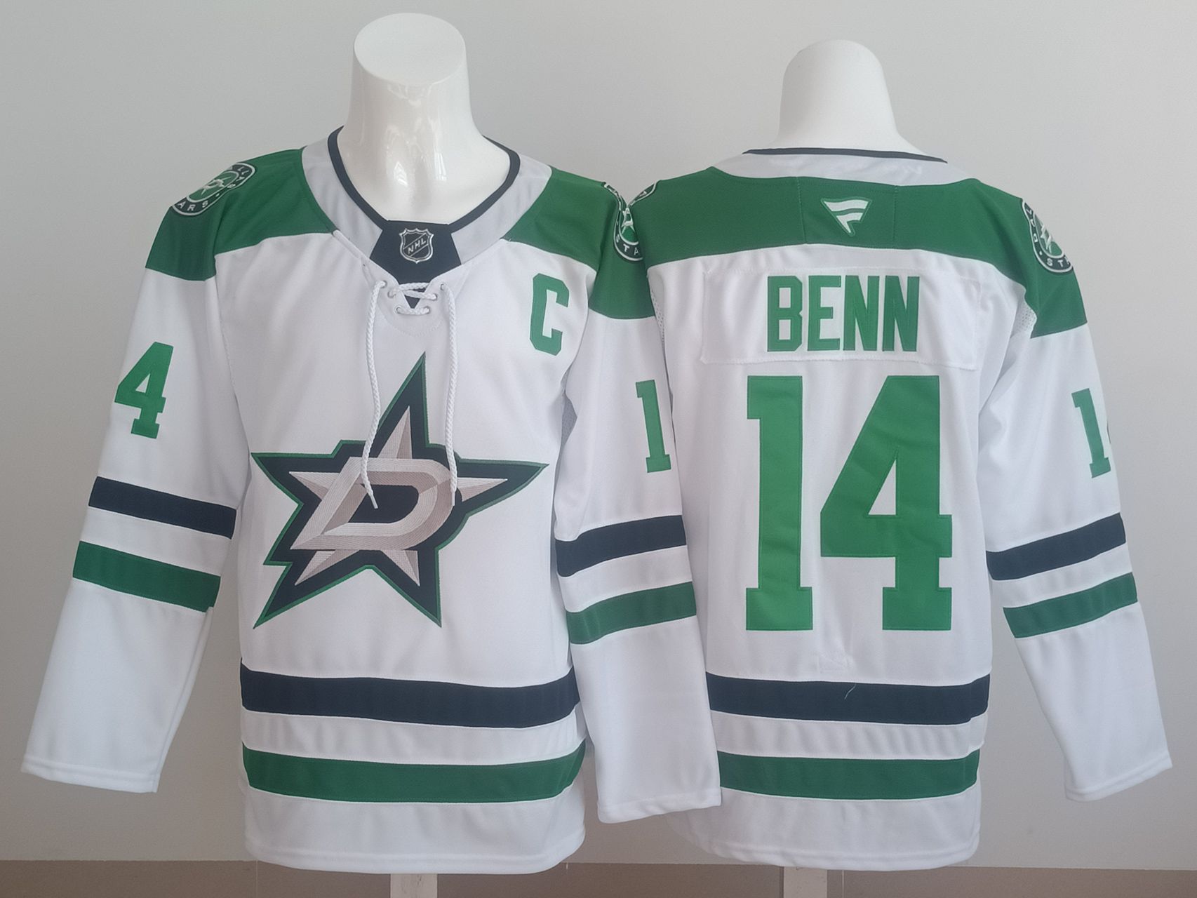 Men 2025 Dallas Stars 14 Benn White NHL Jersey style 01